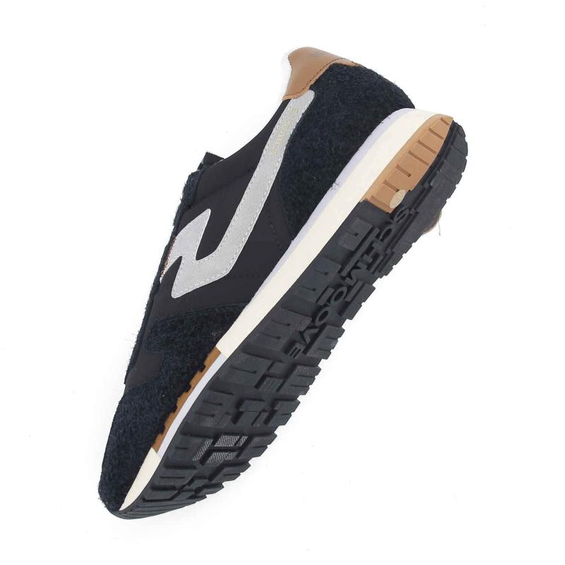 ATHENE RUNNER M - H.SUEDE/NYLON - BLACK